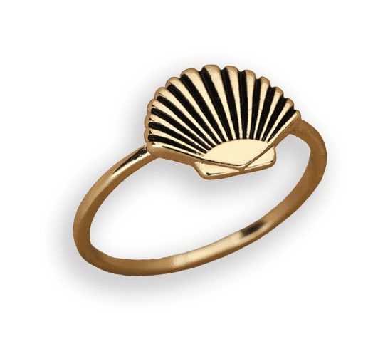 Anello Conchiglia Per Donne A Forma Di Conchiglia Di San Giacomo