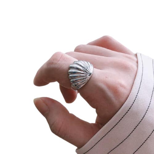 Anello Conchiglia In Argento 925