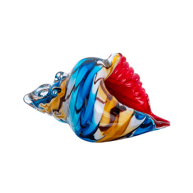 Conchiglie Decorative Strombo In Vetro Soffiato