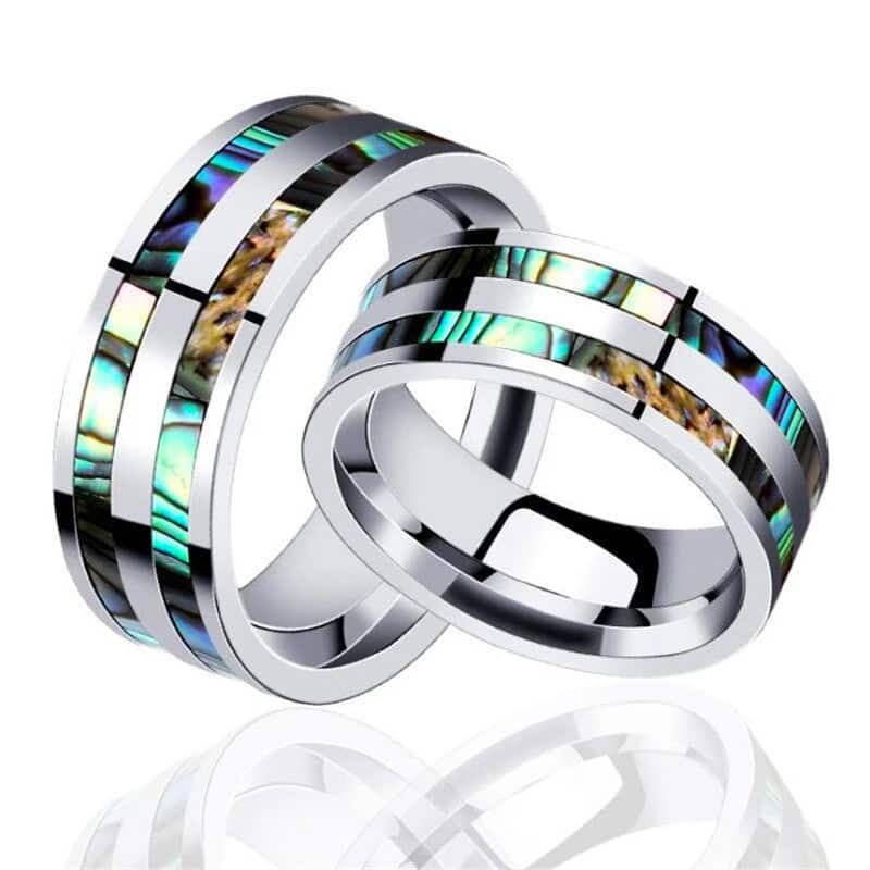 Anello Conchiglia Madreperla Di Haliotis