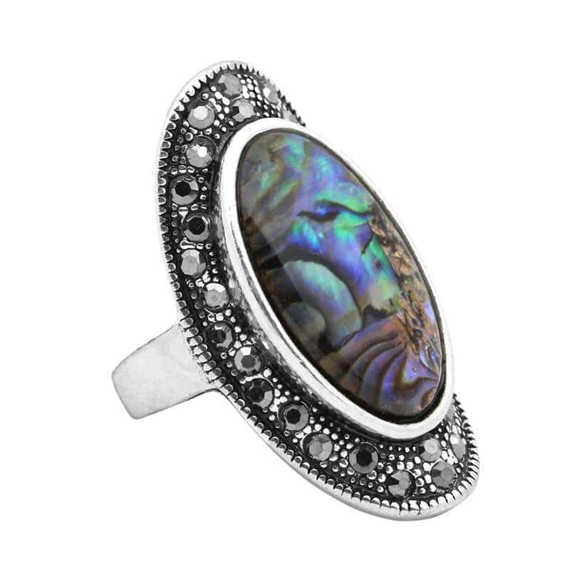 Anello Conchiglia Anello Sigillo Madreperla