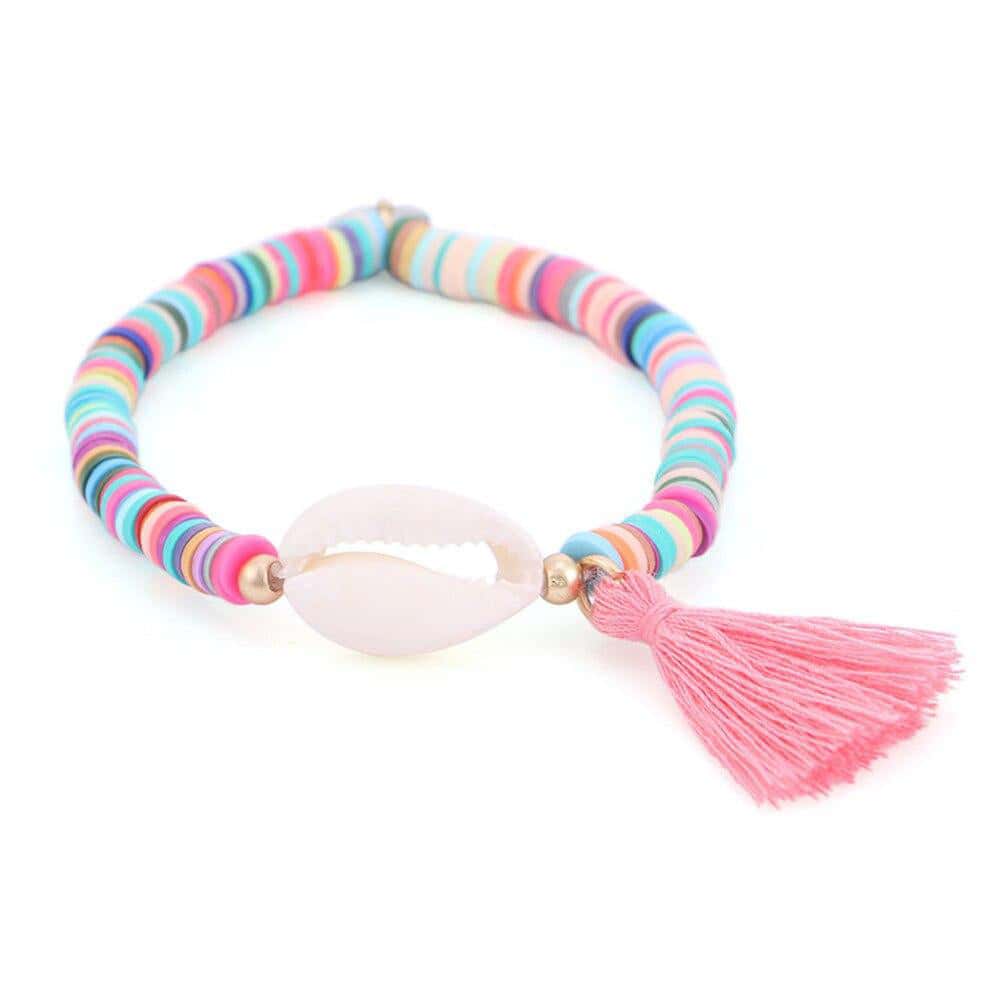 Bracciale Conchiglie Cauri Surfer Rosa
