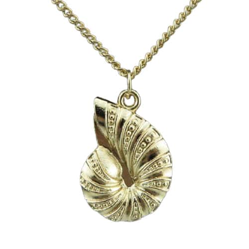 Collana Di Conchiglia Guscio Di Lumaca Oro