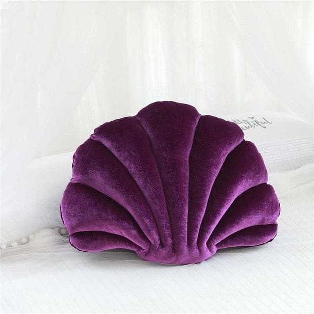 Cuscino Conchiglia Viola
