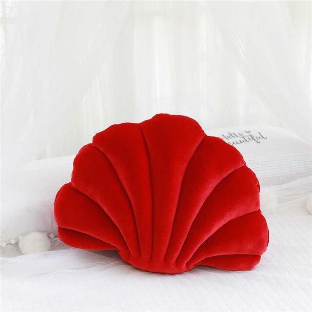 Cuscino Conchiglia Rosso