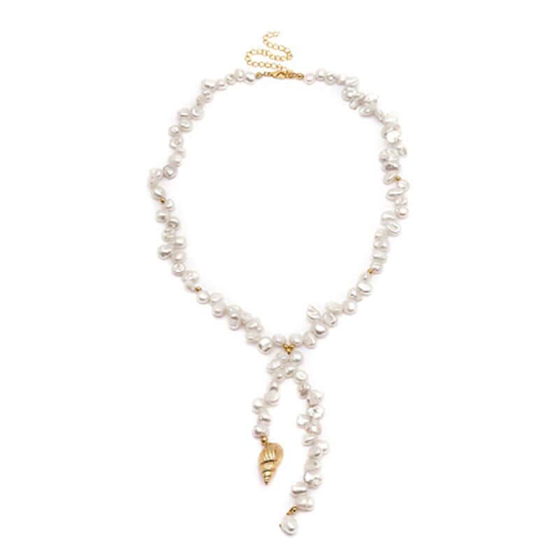 Collana Di Conchiglia Perle Barocche