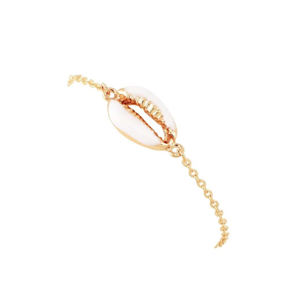 Bracciale Conchiglie Cauri Dorati