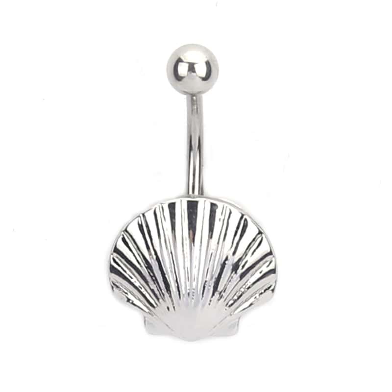 Piercing Ombelico Conchiglia Conchiglia Di San Giacomo (Argento)