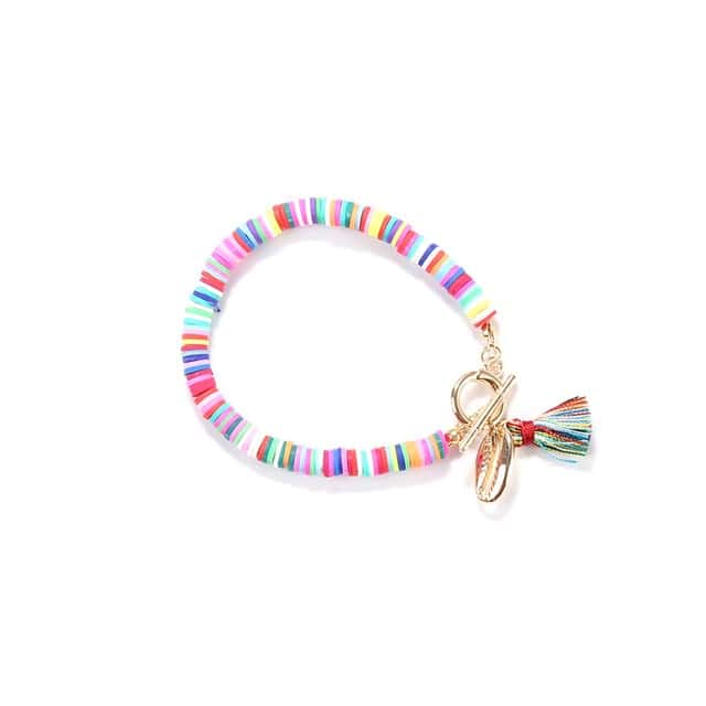 Bracciale Conchiglie Perle Piane Giungla